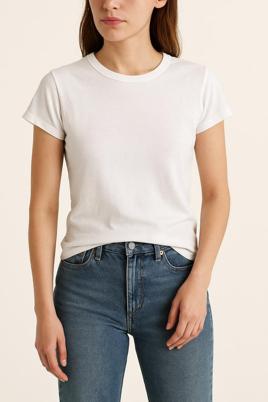 Tee-shirt Blanc - Taille XS/34