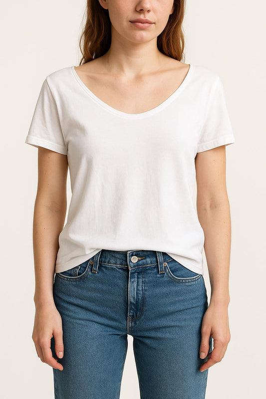 Tee-shirt Blanc - Taille XS/34