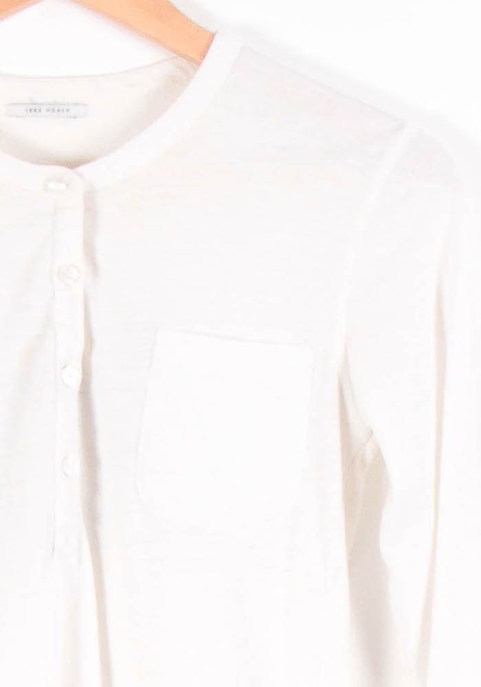 Tee-shirt Manches Longues Blanc - Taille XS/34