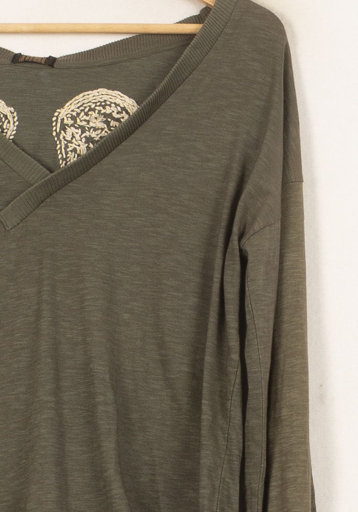 Tee-shirt manches longues Vert - Taille S/36