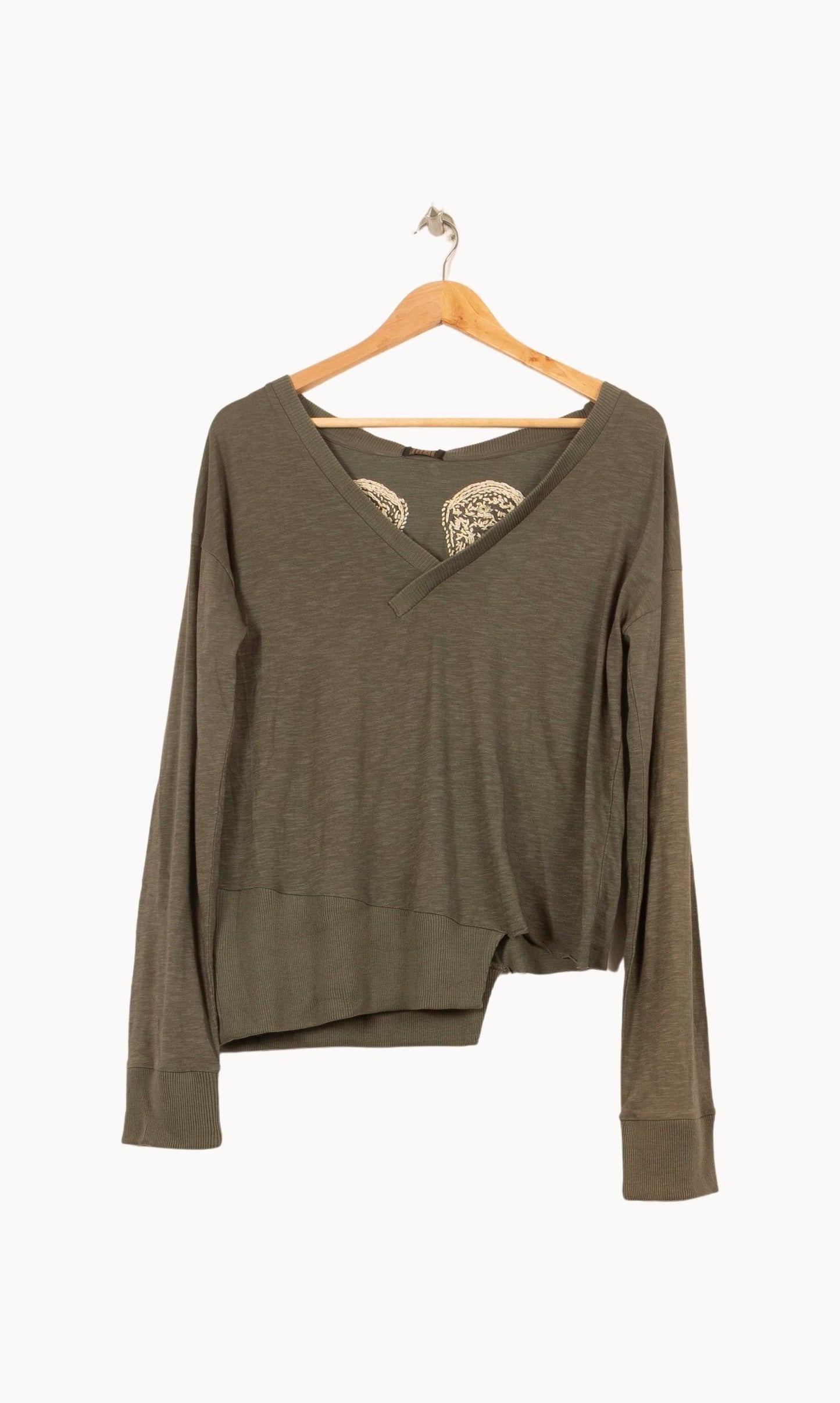 Tee-shirt manches longues Vert - Taille S/36