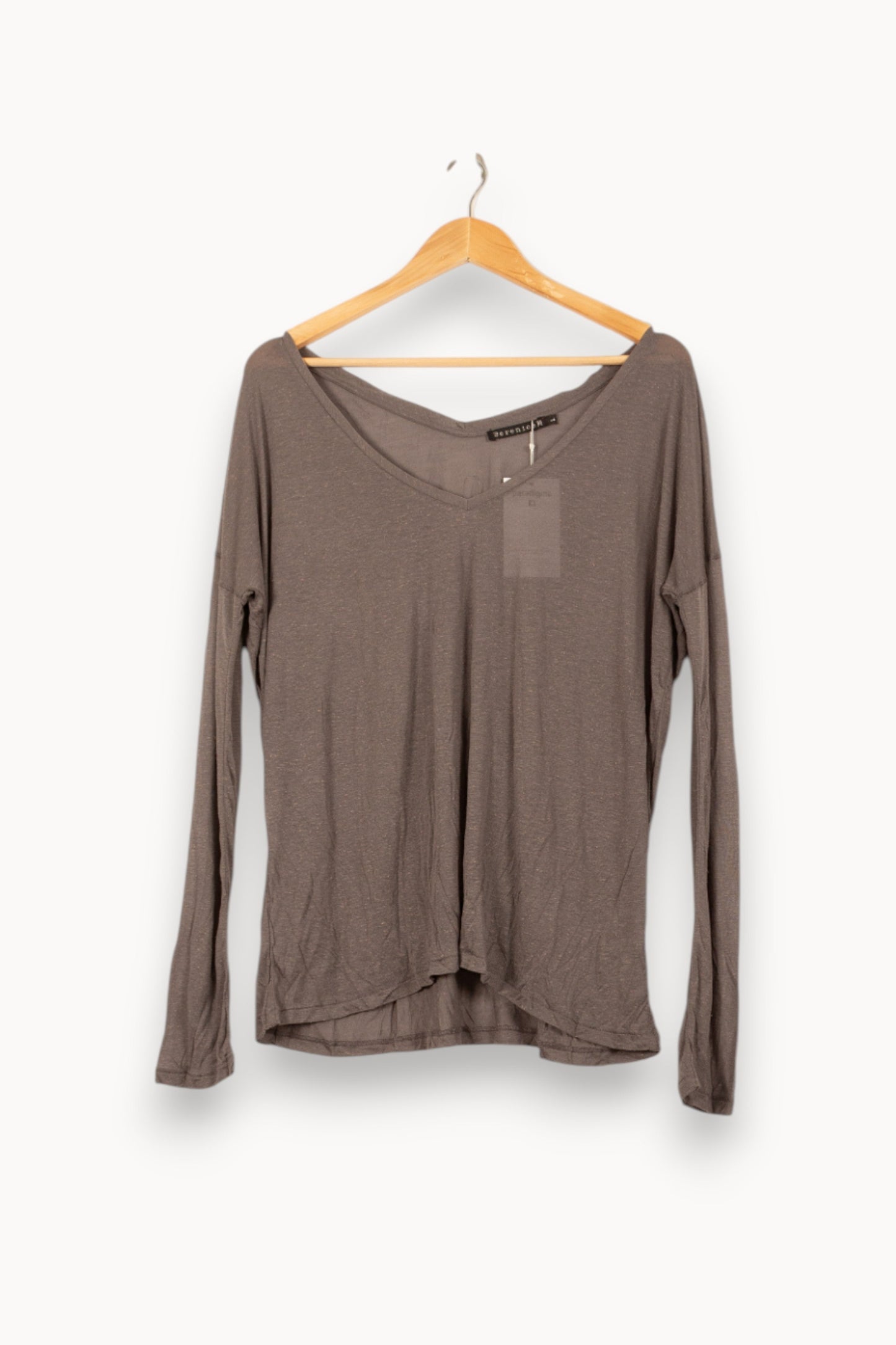 Tee-shirt Manches Longues Gris - Taille L/40