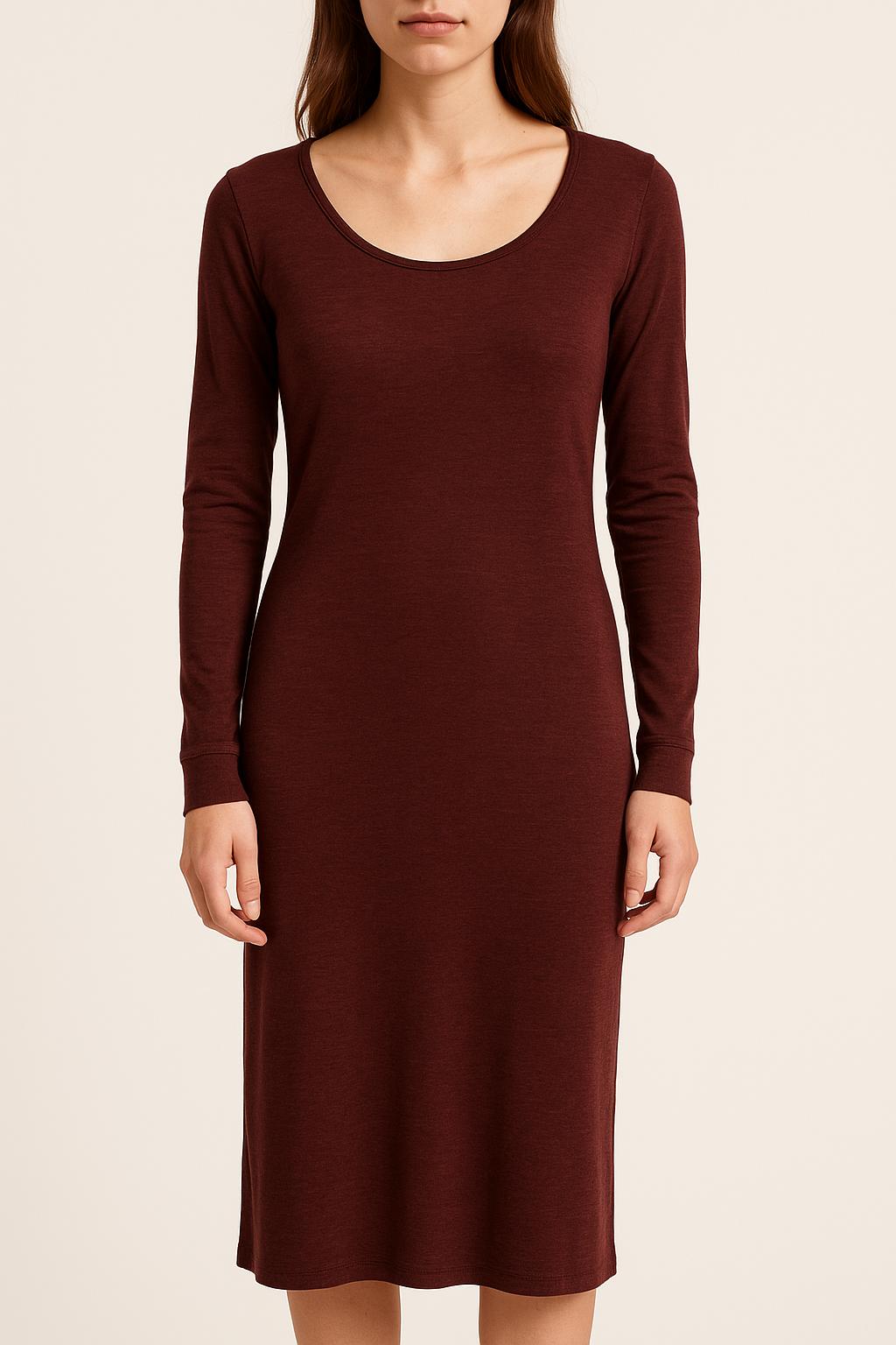 Robe Longue Bordeaux - Taille S/36