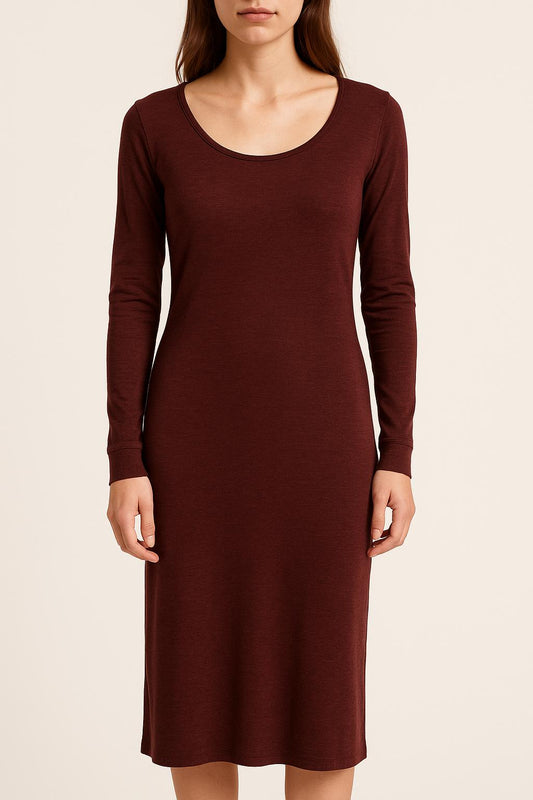 Robe Longue Bordeaux - Taille S/36