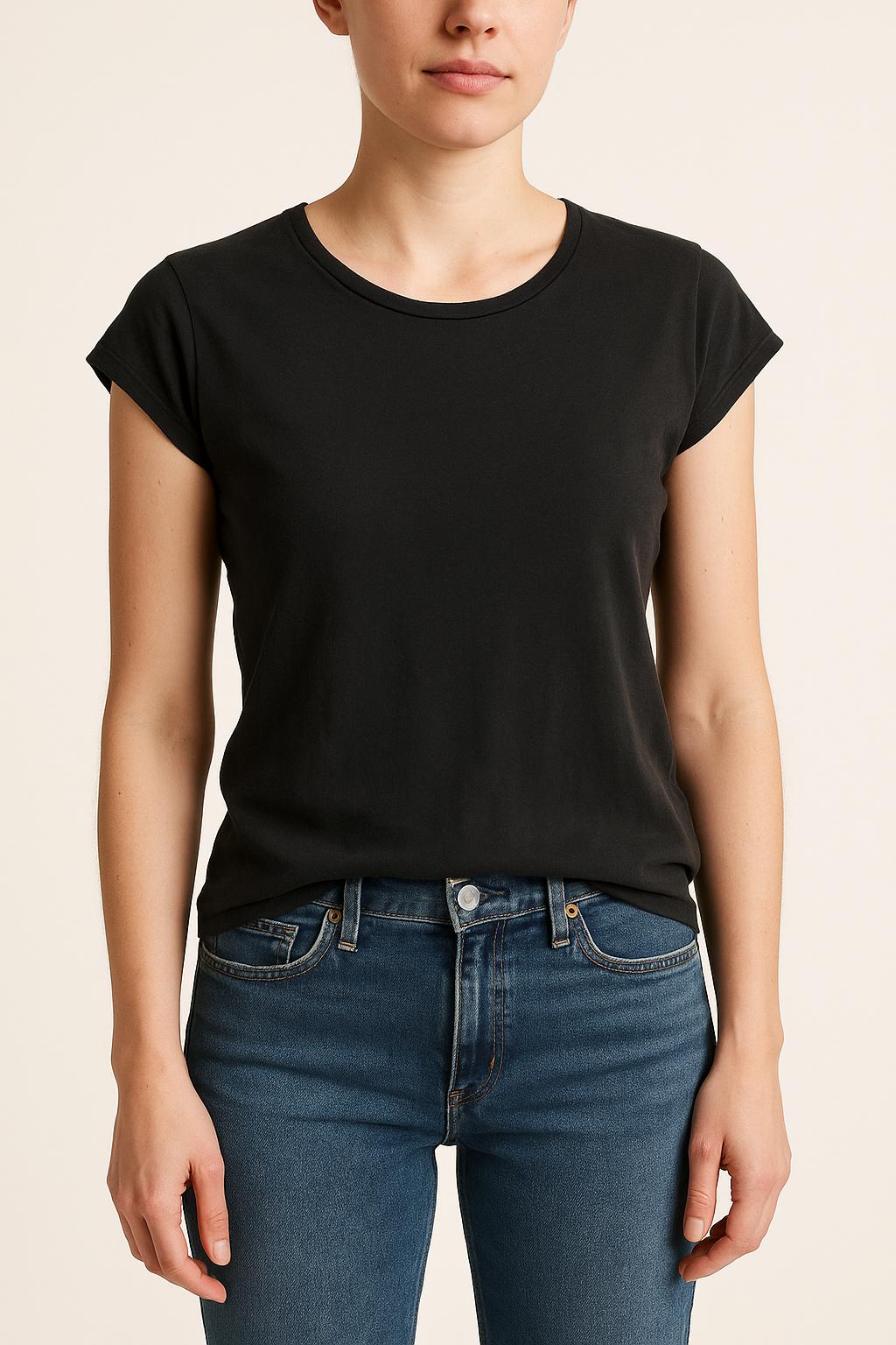 Tee-shirt Noir - Taille XS/34