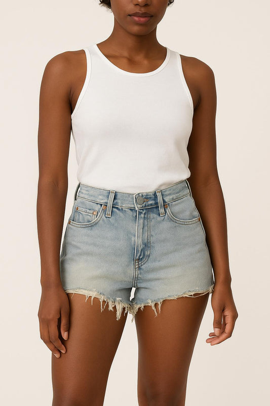 Short en Jean Bleu - Taille XS/34