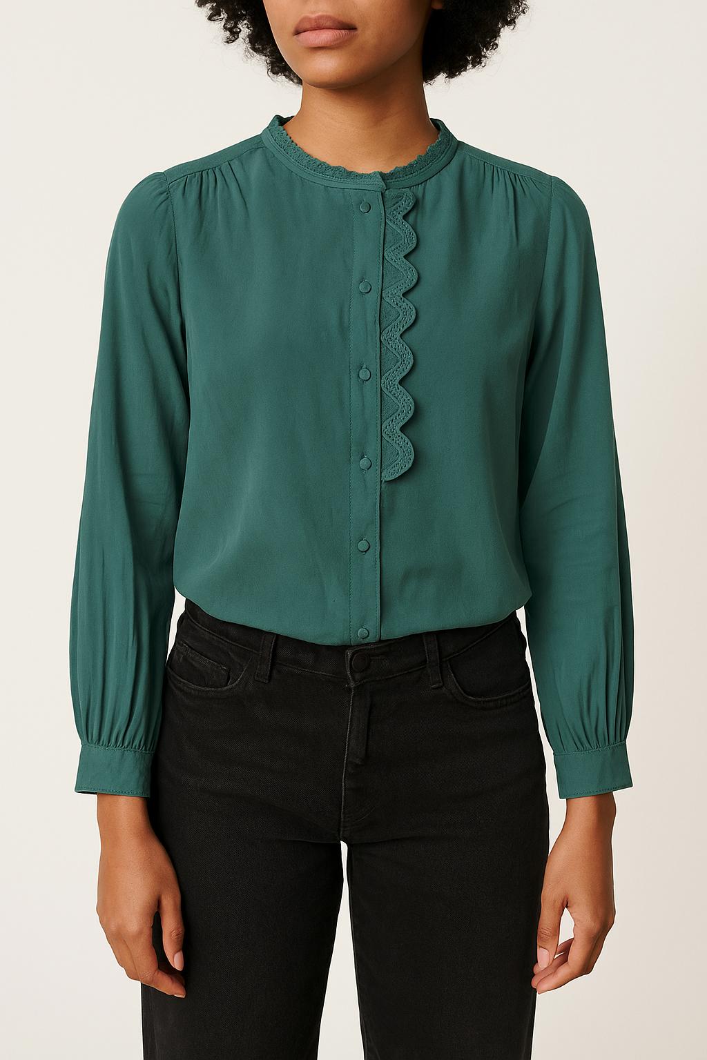 Blouse Verte - Taille XS/34