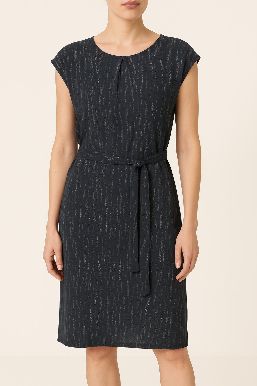 Robe Droite Bleu et Argenté - Taille M/38