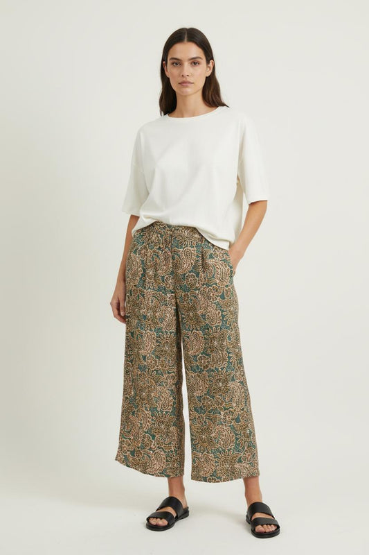 Pantalon Large Multicolore - Taille XXL/44