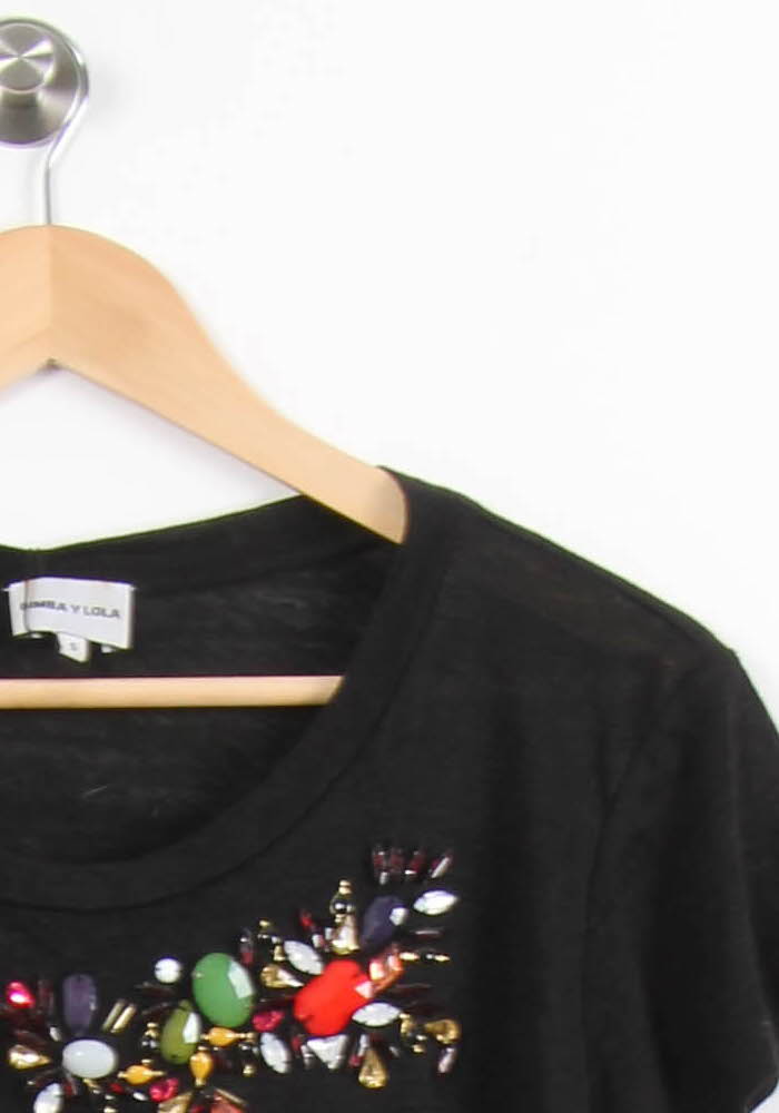 Tee-shirt Noir - Taille S/36