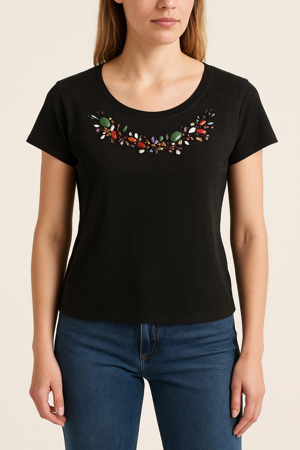 Tee-shirt Noir - Taille S/36