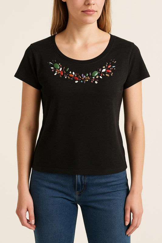 Tee-shirt Noir - Taille S/36
