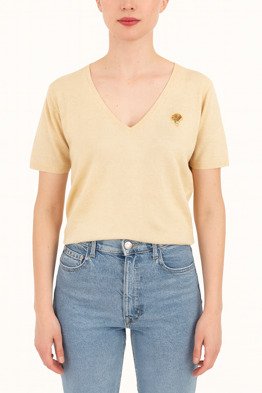 Tee-shirt Beige - Taille S/36