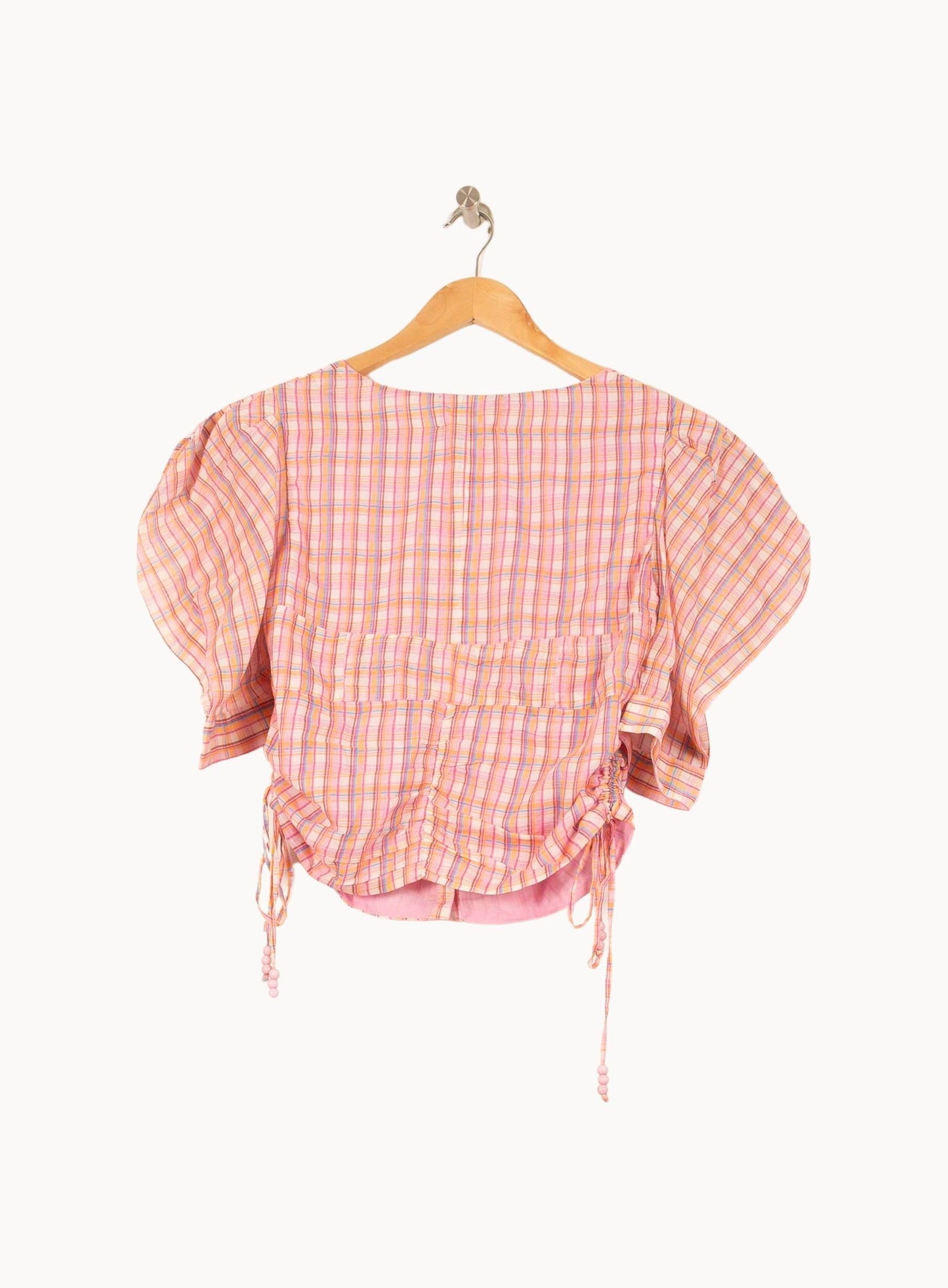 Blouse Rose et Orange - Taille S/36