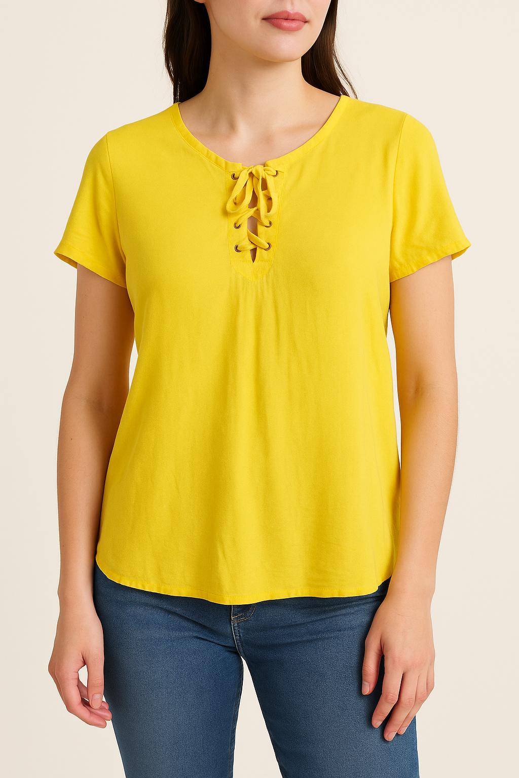 Blouse jaune - Taille S/36