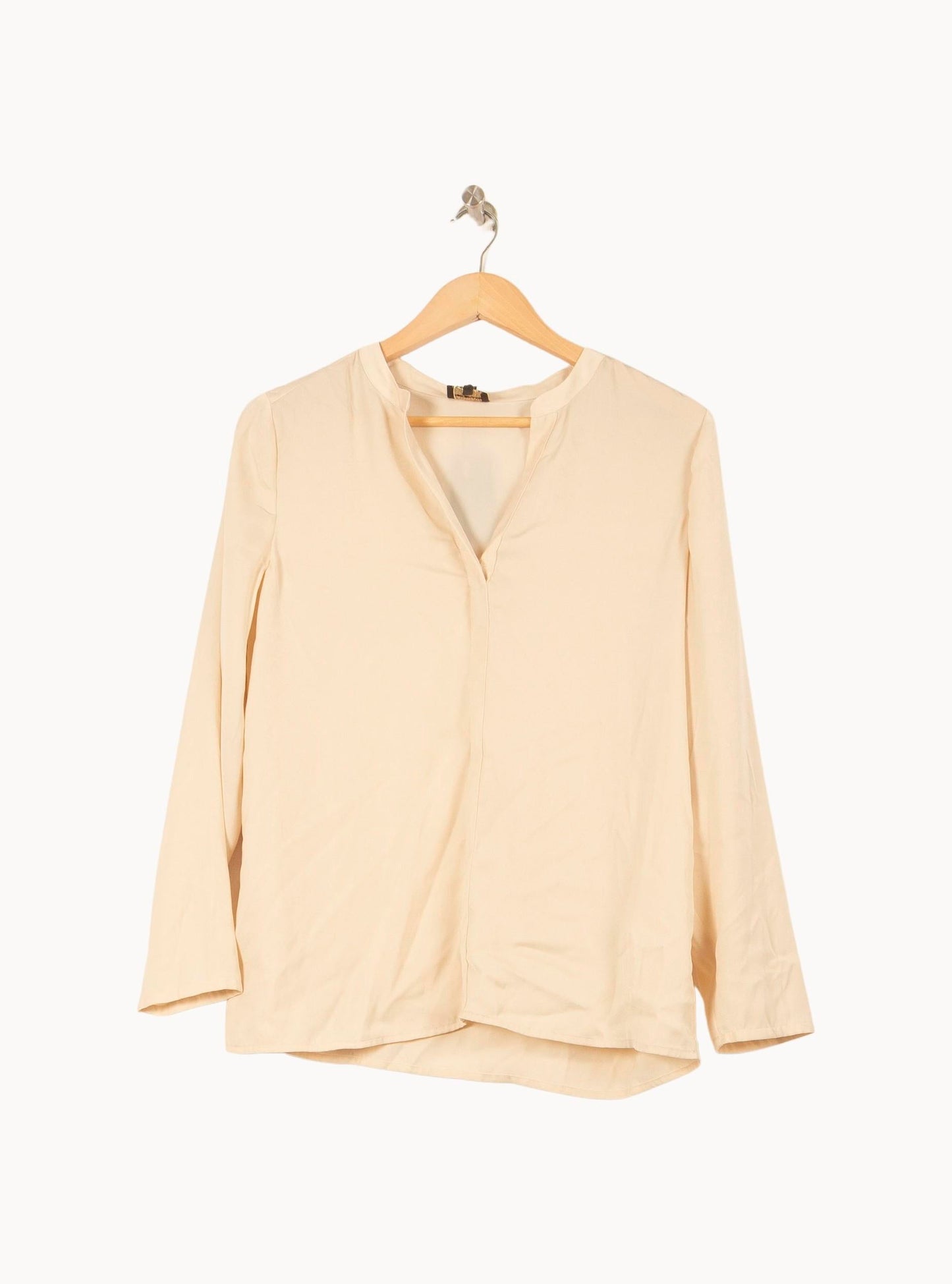 T-shirt Manches Longues Beige - Taille S/36