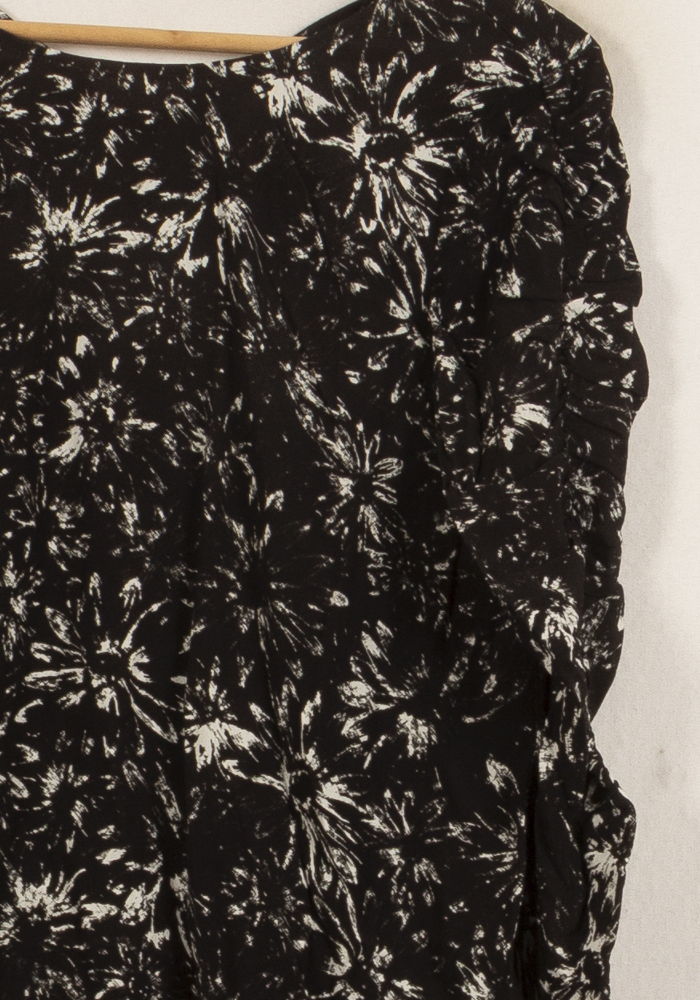 Blouse Noire et Blanche - Taille S/36