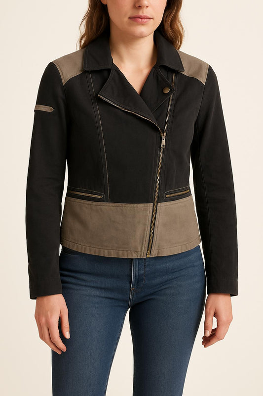 Veste Bleu et Beige - Taille M/38