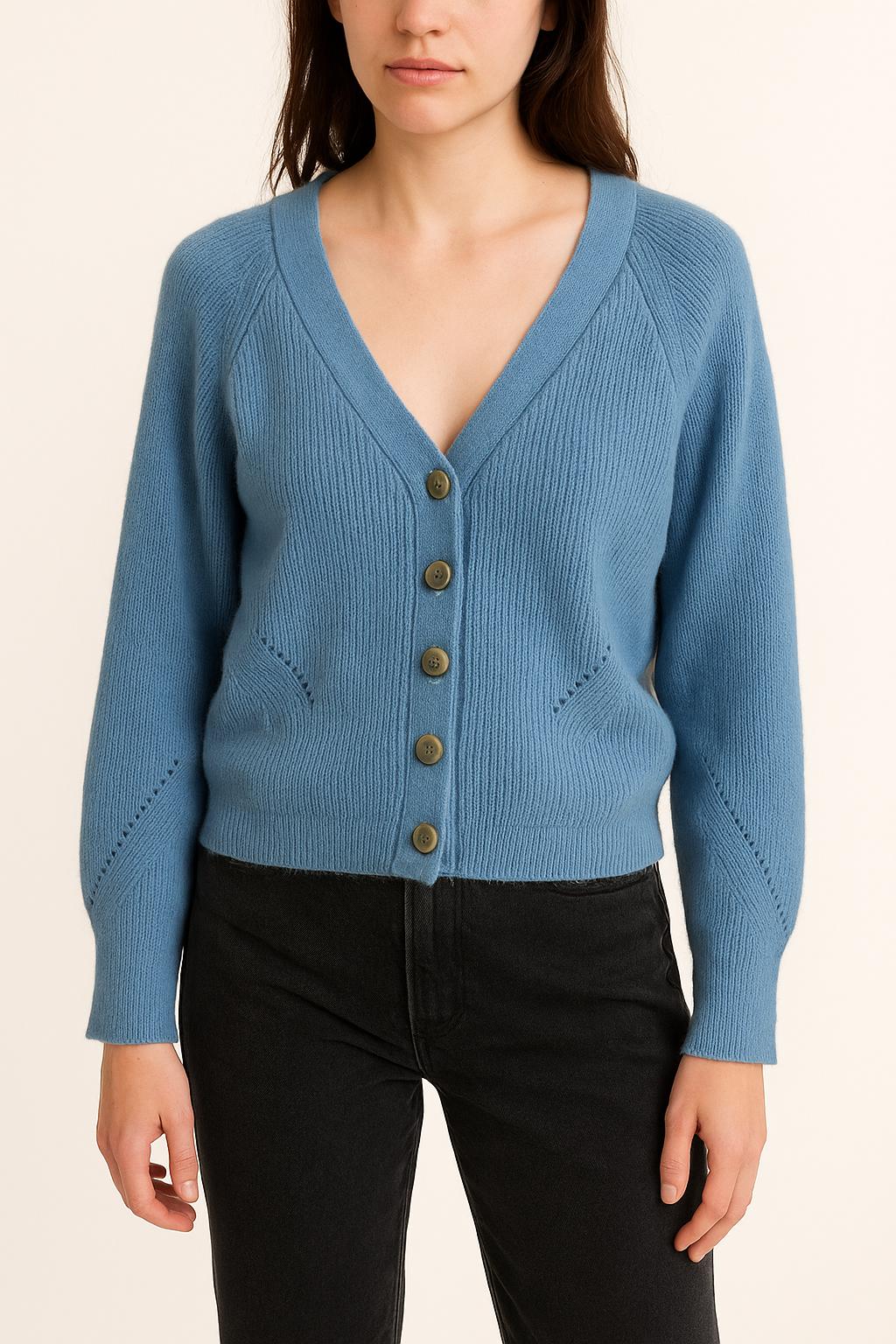 Cardigan Bleu - Taille S/36
