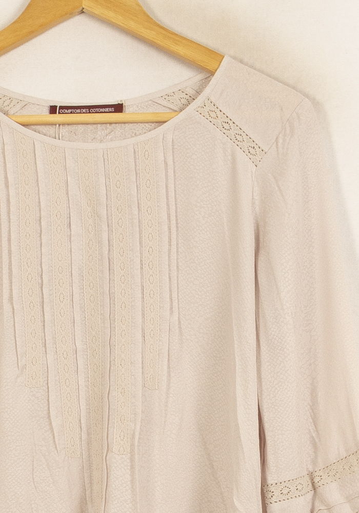 Blouse Beige - Taille M/38