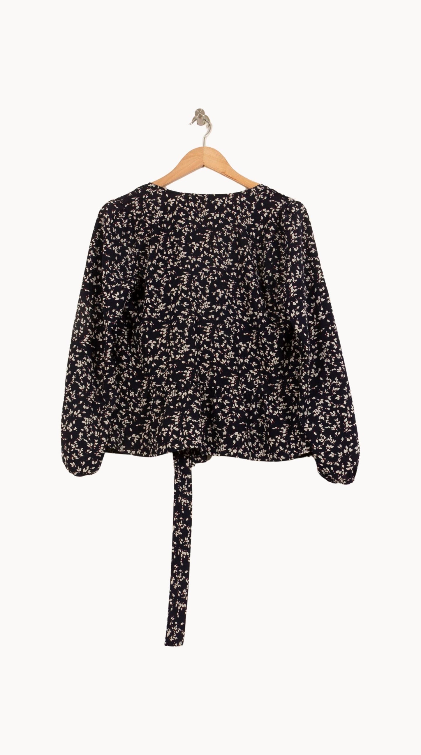 Blouse Noire et Blanche - Taille XS/34