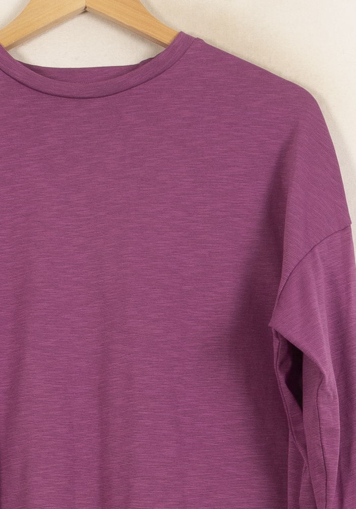 Tee-shirt à Manches Longues Violet - Taille L/40