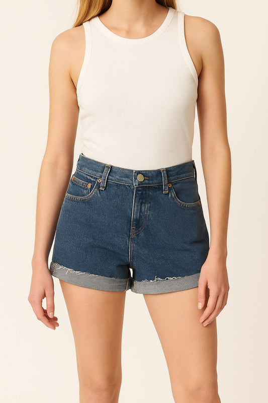 Short et Jean Bleu - Taille XXS/32