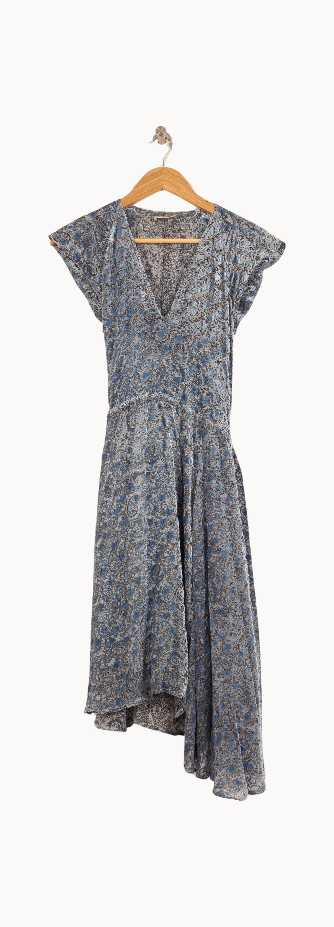 Robe Longue Bleue - Taille XS/34