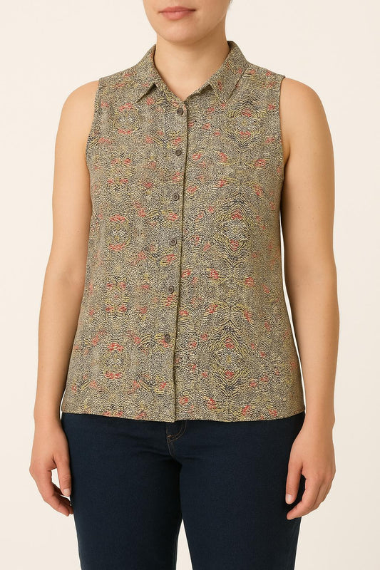 Chemisier Sans Manches Multicolore - Taille L/40