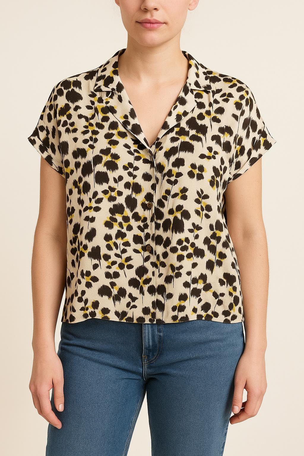 Chemise Beige et Marron - Taille L/40