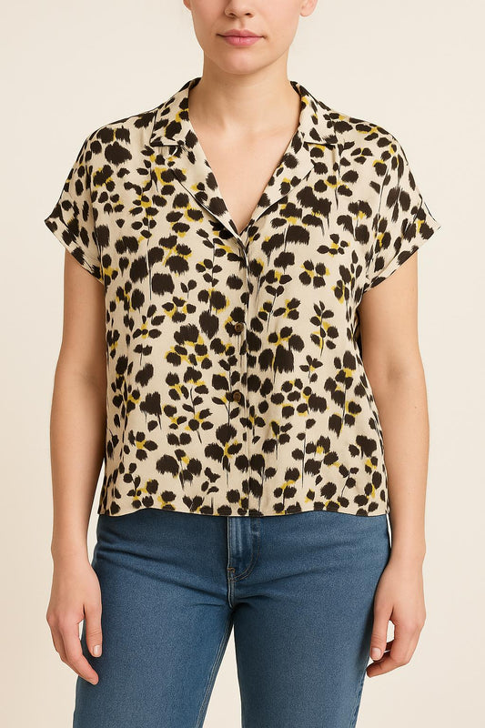 Chemise Beige et Marron - Taille L/40