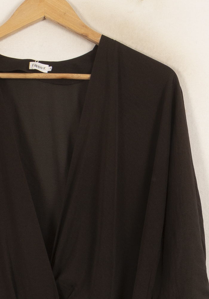 Robe Portefeuille Noire - Taille S/36