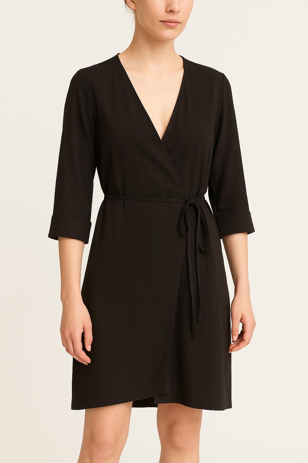 Robe Portefeuille Noire - Taille S/36
