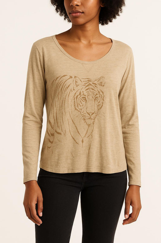 Sweat-shirt beige - Taille S/36