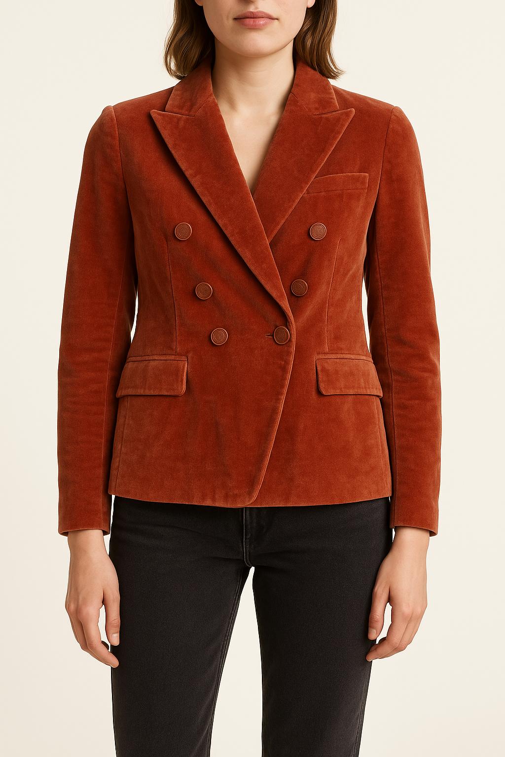 Gilet bordeaux - Taille XS/34