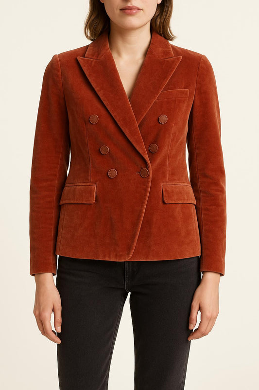 Gilet bordeaux - Taille XS/34