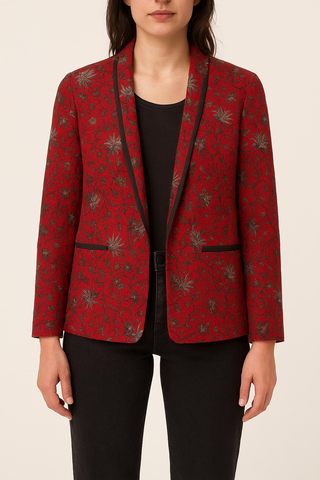 Blazer Rouge et Noir - Taille S/36