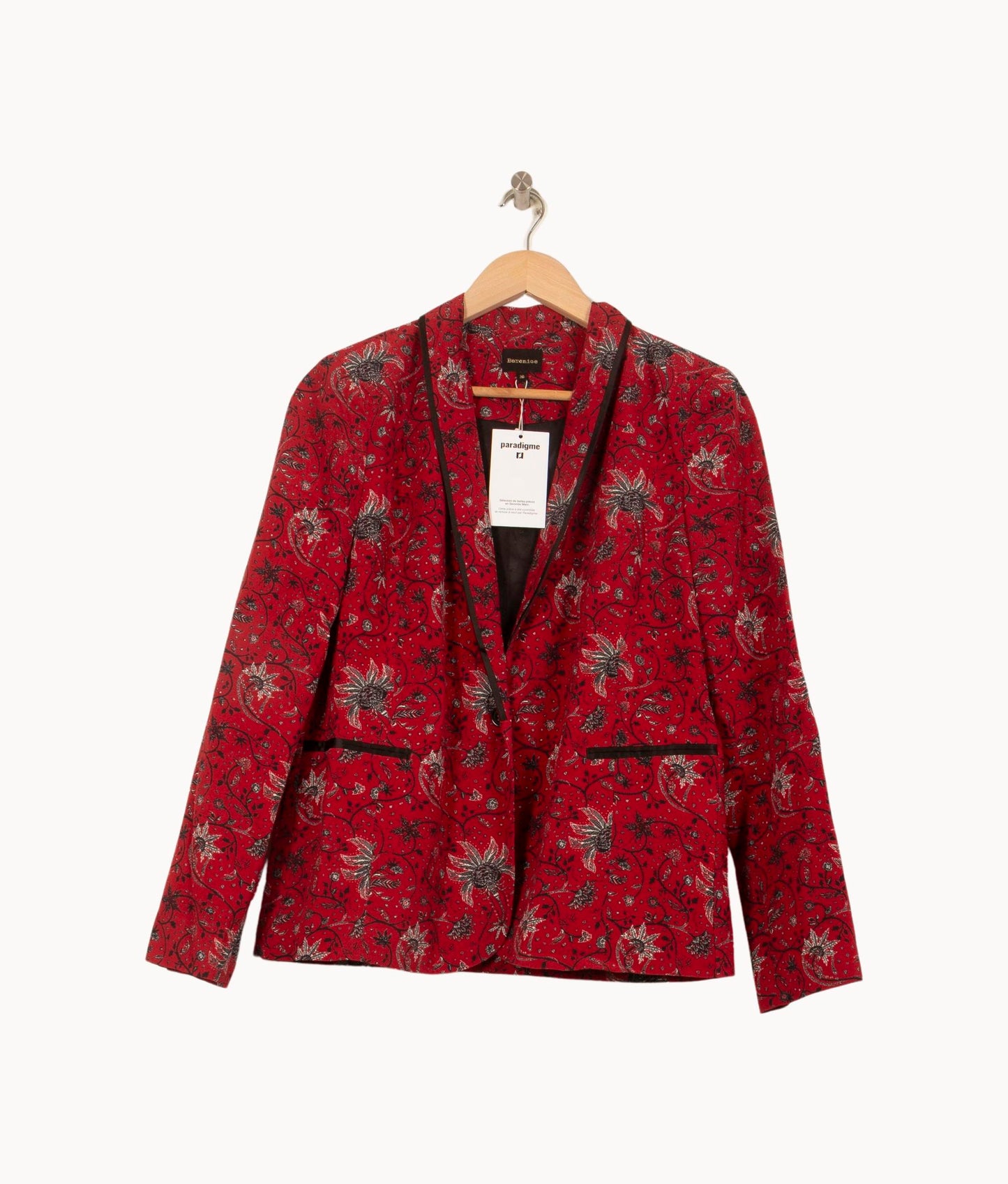 Blazer Rouge et Noir - Taille S/36