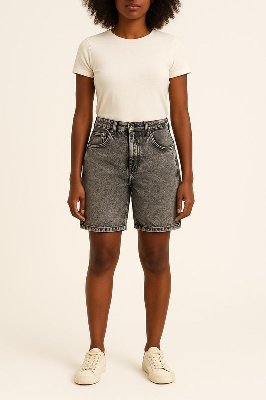 Short en Jean Gris - Taille XS/34