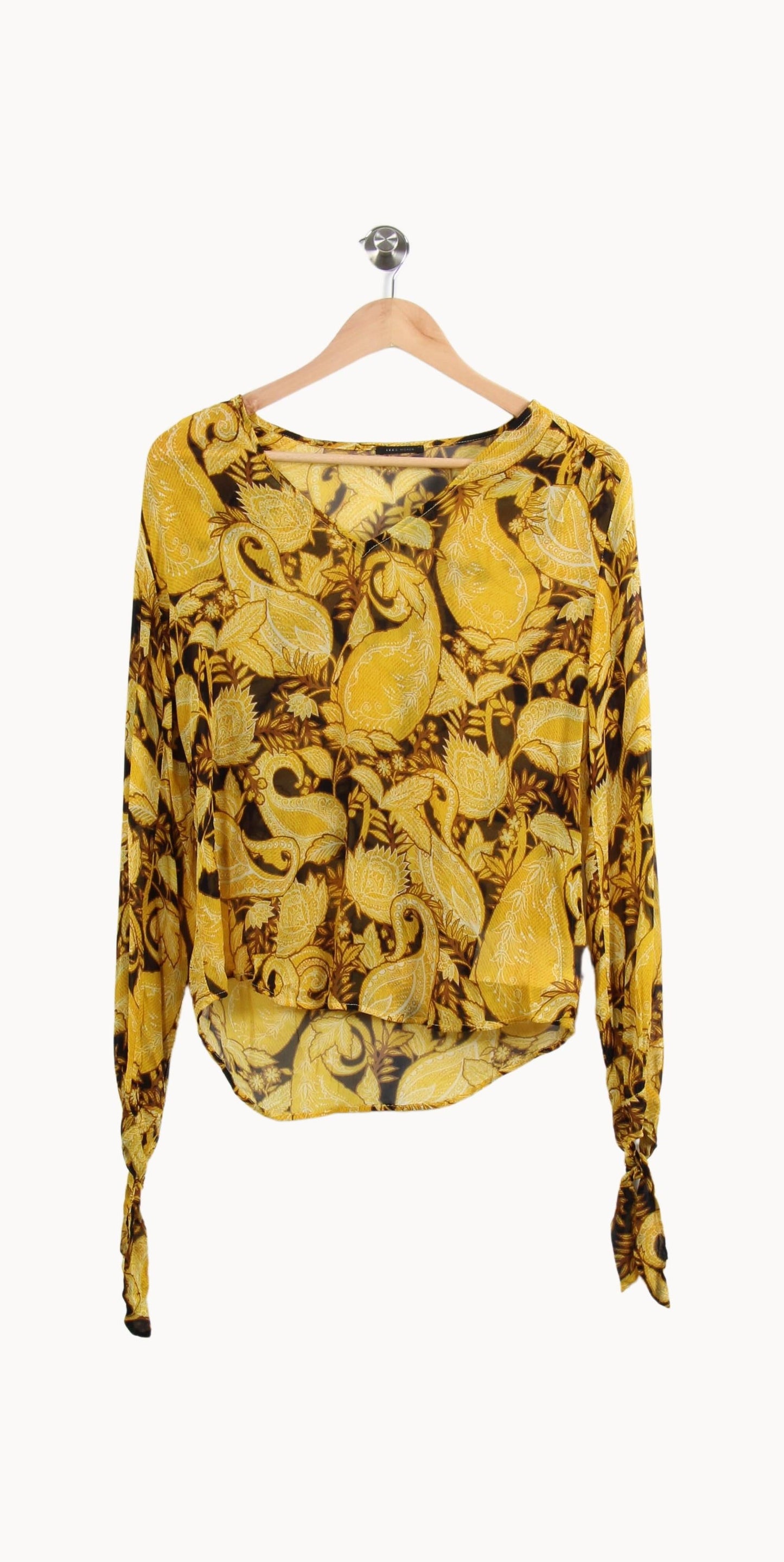 Blouse Jaune et Noire - Taille S/36