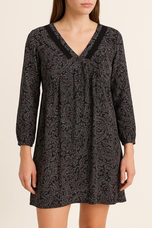 Robe Courte Multicolore - Taille M/38