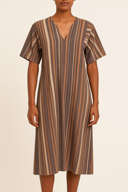 Robe Longue Multicolore - Taille XS/34