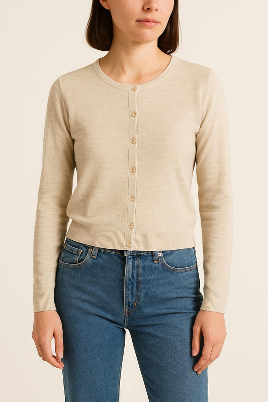 Cardigan Beige - Taille S/36