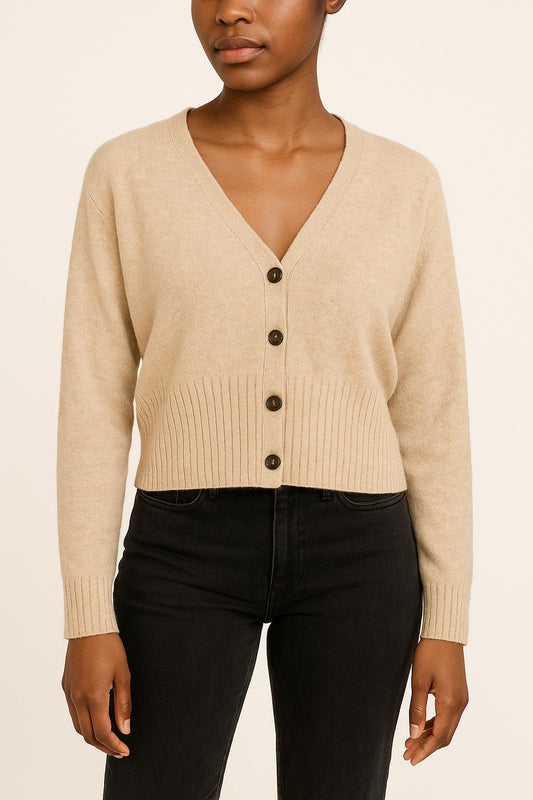 Cardigan Beige - Taille S/36