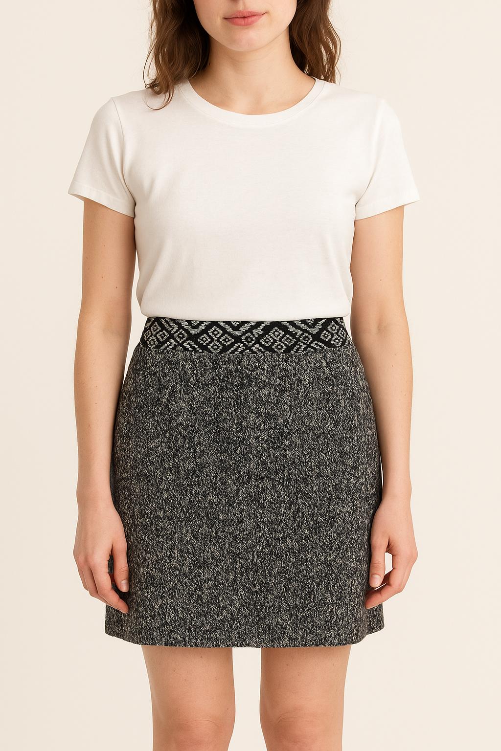 Jupe Noir et Blanc - Taille M/38