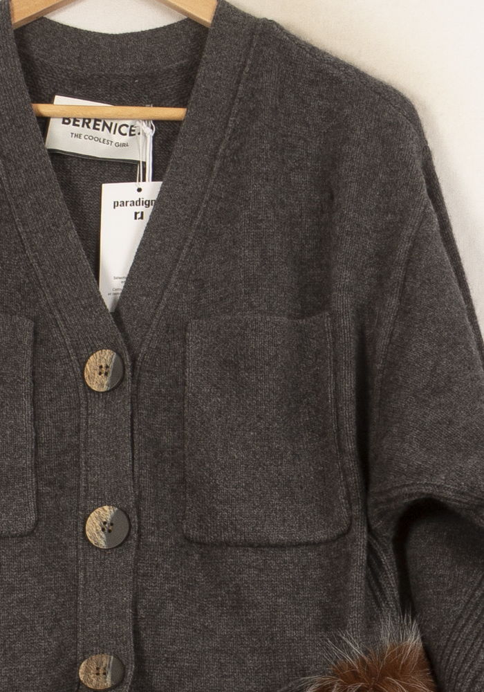 Veste Grise et Marron - Taille S/36