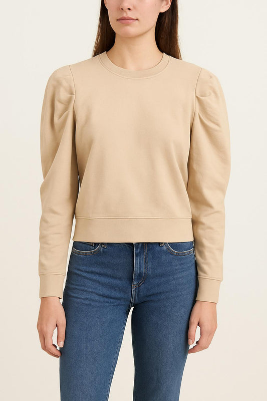 Sweat-shirt beige - Taille S/36