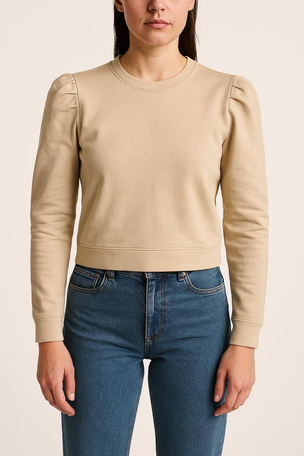 Sweatshirt Beige - Taille S/36