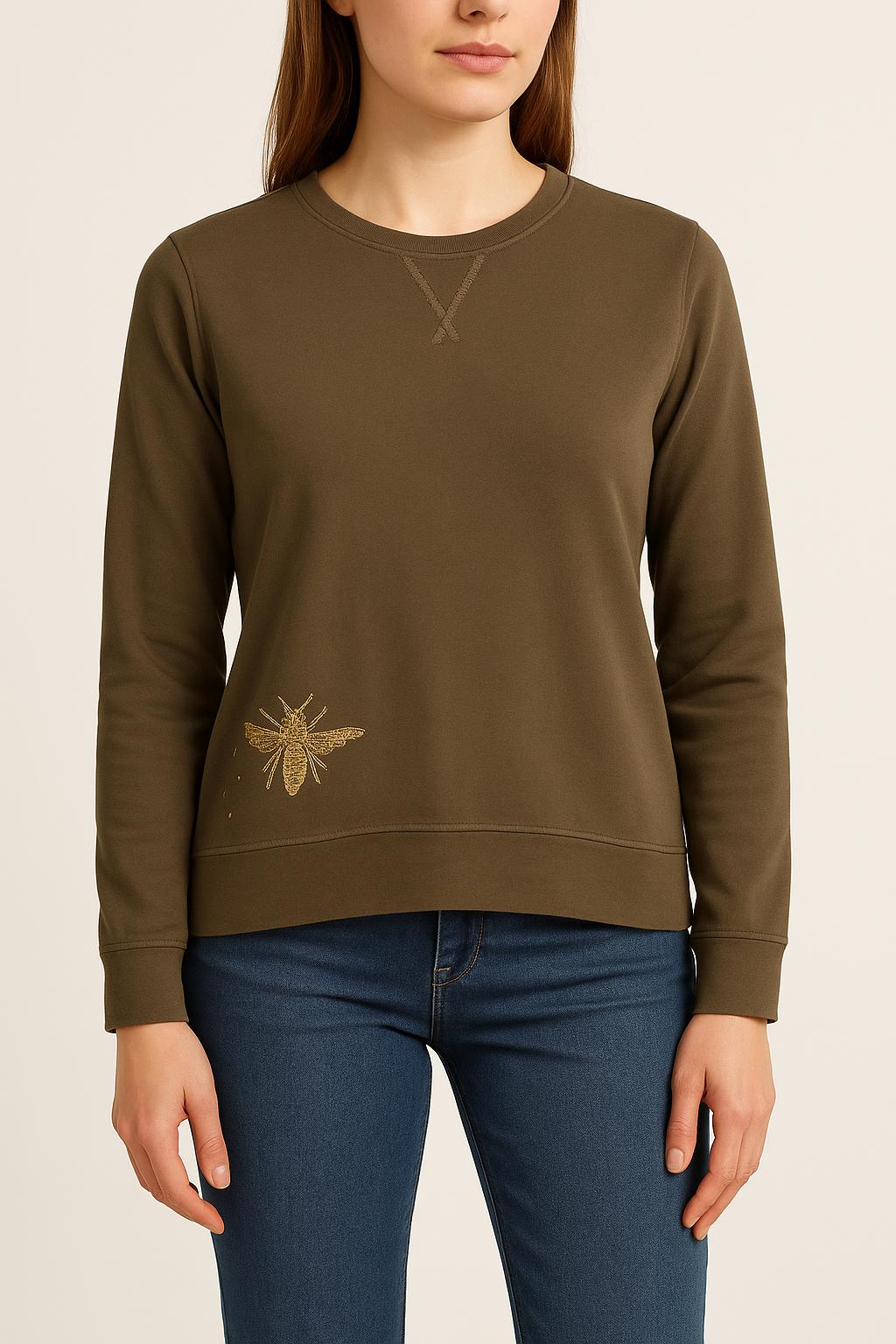 Sweat-shirt Vert - Taille XS/34