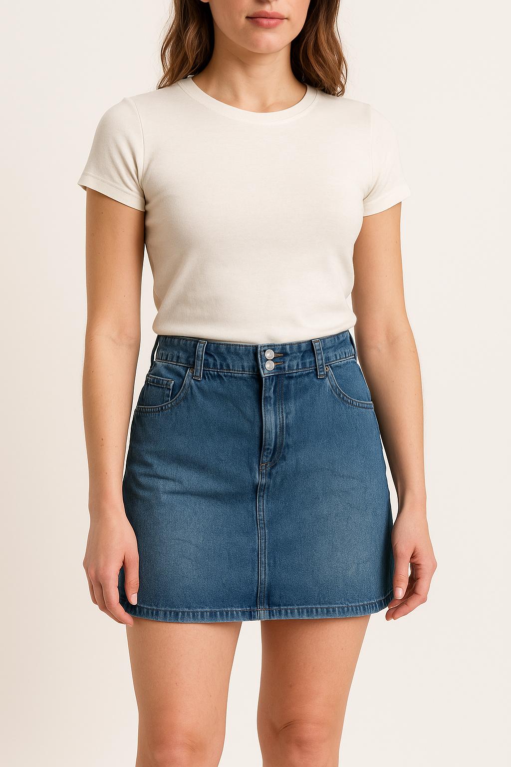 Jupe en Jean Bleue - Taille S/36